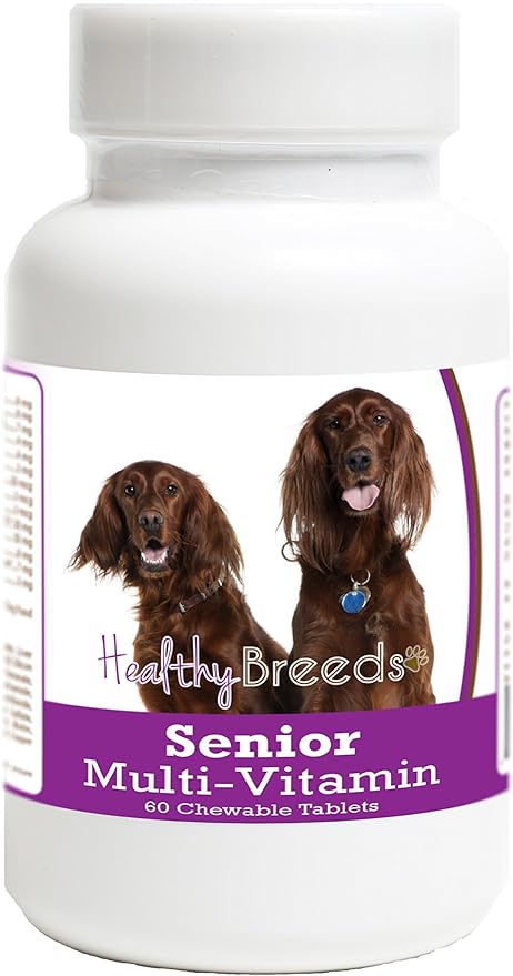 Healthy Breeds Irish Setter Senior Dog Multivitamin Tablets 60 Count