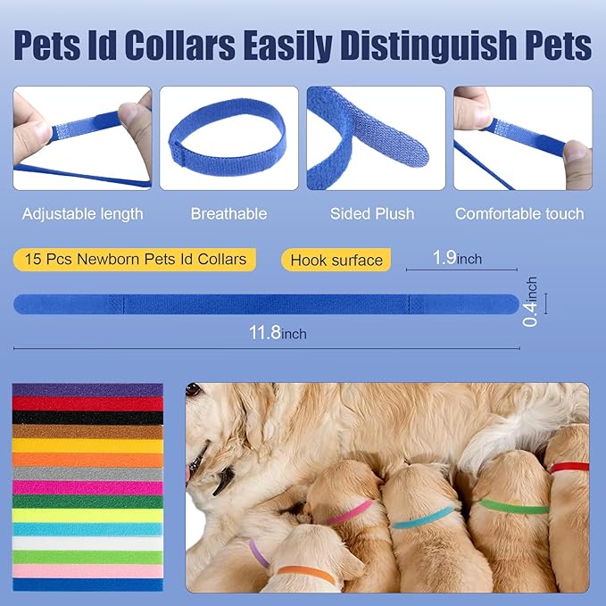 Puppy Kitten Whelping Kit, Whelping Kit with Feeding Nipple Bottle Stethoscope Scissors Cord Clamps Aspirator etc Full kit