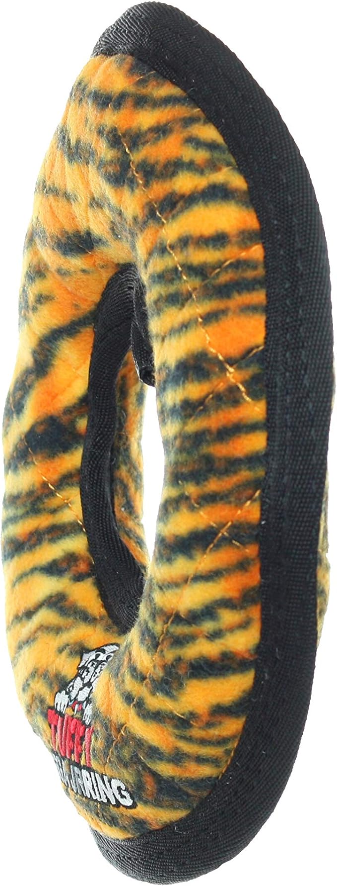 TUFFY - World's Tuffest Soft Dog Toy - MEGA -Multiple Layers. Made Durable, Strong & Tough. Interactive Play (Tug, Toss & Fetch). Machine Washable & Floats (Ring Tiger, Jr 2 Pack)