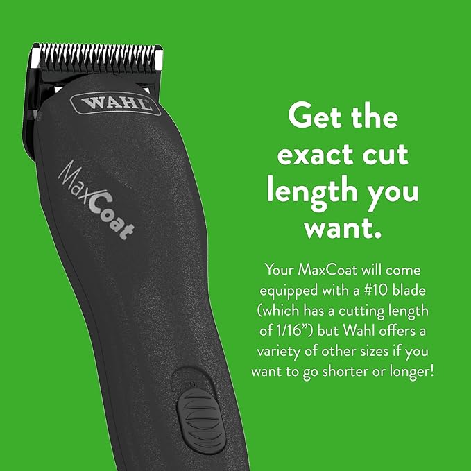 Wahl Pro Animal Equine MaxCoat Horse Clipper - Horse, Dog & Cat Clipper - for Pet Grooming - Corded - Quiet - Black