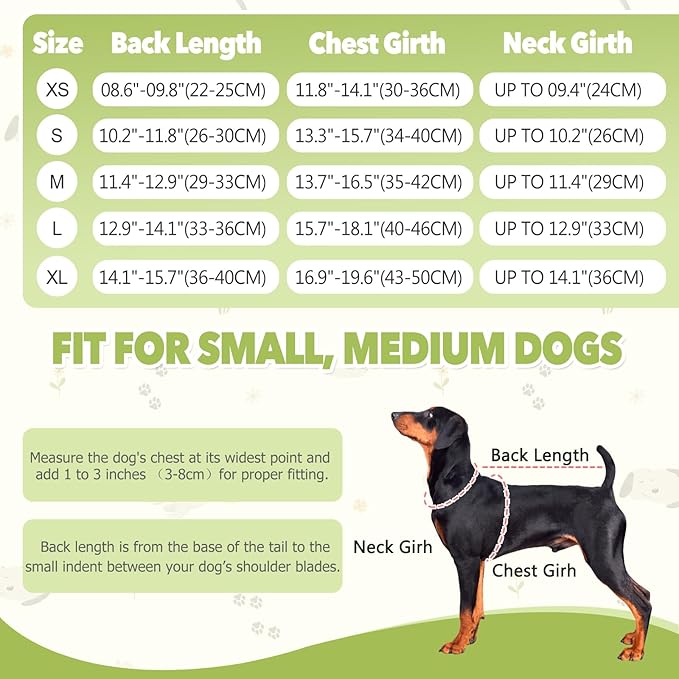 Dog Diapers Suit Period Onesie Fit for Small Medium Dogs Female Dog Sanitary Panties Male Dog Heat Diapers Cover Camo/Medium