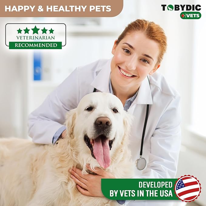 Broad Spectrum Herbal Intestinal Defense with Probiotic for Cats & Dogs - Natural Support Helps to Remove Toxins - Supplement Drops - Made in USA