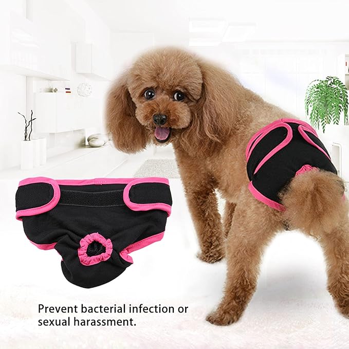 Pongnas HighQuality Advanced Appliance for Creative Work Dog Sanitary Menstrual Panties Female Puppy Diapers Underwear Physiological Pants Dog Pol... (XS #06)