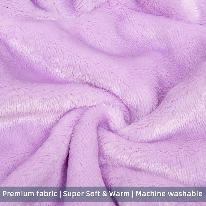 FabriCastle Dog Hoodie Sweater for Small Dogs Boy and Girl, Dog Clothes XS XXS Puppy Sweatshirt, Pet Outfit, Cat Clothing Super Soft Warm Snap On Closure (Light Purple, Medium)