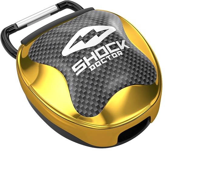 Shock Doctor Mouth Guard Case, Ventilated, Universal Storage for Mouthguard, Adult & Youth Sizes