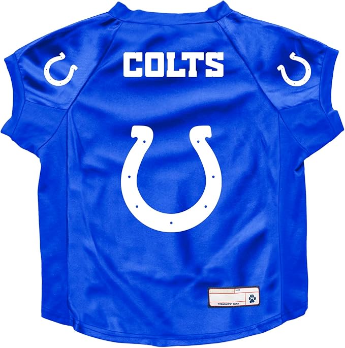 Littlearth NFL Indianapolis Colts Stretch Pet Jersey, Team Color, Big Dog