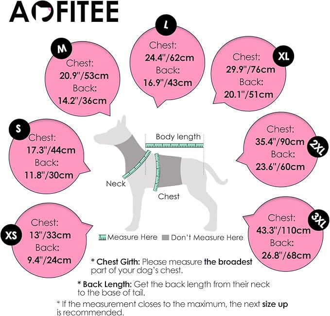 AOFITEE Dog Coat, Warm Dog Winter Coat, Reflective Turtleneck Large Dogs Jacket with Harness Built in, Turtleneck Pet Winter Jacket, Waterproof Pet Snow Jackets Fleece Vest, Christmas Red XL