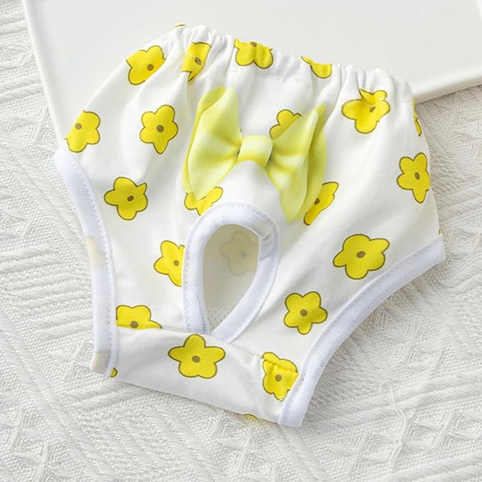 Dog Diaper Breathable Dress Female Pants Panties Shorts Reusable Doggies Period Diaper Washable