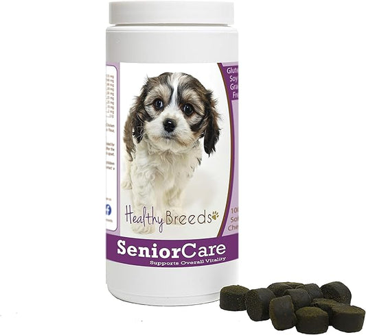 Healthy Breeds Cavachon Senior Dog Care Soft Chews 100 Count