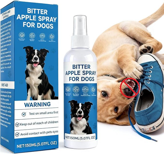 Bitter Apple Spray for Dogs – Alcohol-Free No Chew & Dog Deterrent Spray to Stop Chewing and Licking, Protect Furniture, Shoes, Plants & Household Items