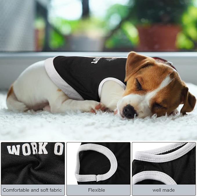 Reginary 8 Pcs Dog Clothes for Small Dogs Boy Summer Shirts Soft Breathable Chihuahua Yorkie Cute Pattern Shirt Puppy Cat Clothing Fit for Mini and Medium Dogs(Small)