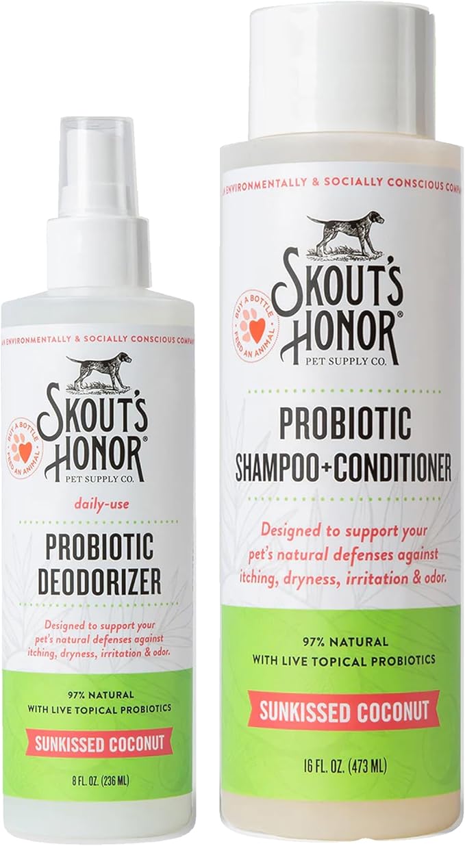 SKOUT'S HONOR Probiotic Grooming Essentials Bundle - Sunkissed Coconut