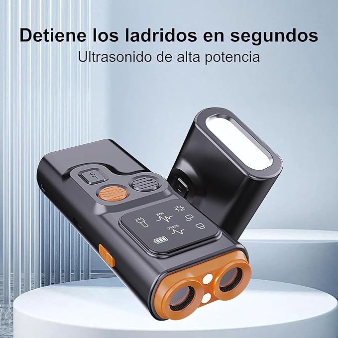 Dog Bark Deterrent Device, Ultrasonic Anti Barking, 4 Training Modes, 50FT Range, Safe Humane & Effective Handheld Dog Training Device for Indoor & Outdoor Use