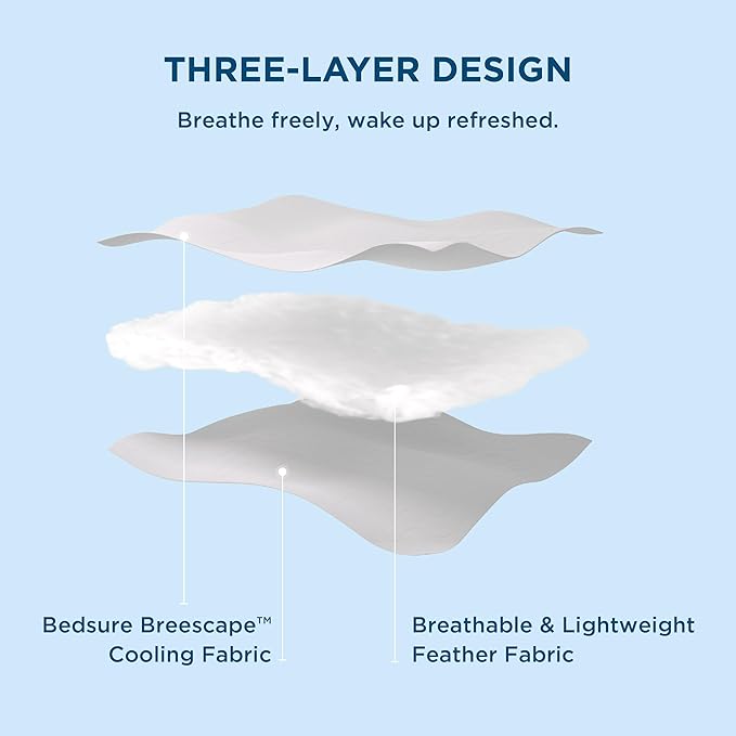 Bedsure Cooling Blankets for Hot Sleepers - Cooling Comforter, Cold Summer Blanket Queen Size for Bed, Ice Breathable and Lightweight Gift for Night Sweats, Navy Blue, 90x90 Inches