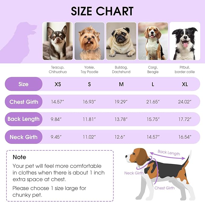 Queenmore Large Striped Dog Shirt,Soft Breathable Dog Shirt for Dogs Cats Boy Girl,Pet Clothes for All Season,Breathable Lightweight Pet Tshirt for Frenchie, Dachshund, Yorkie