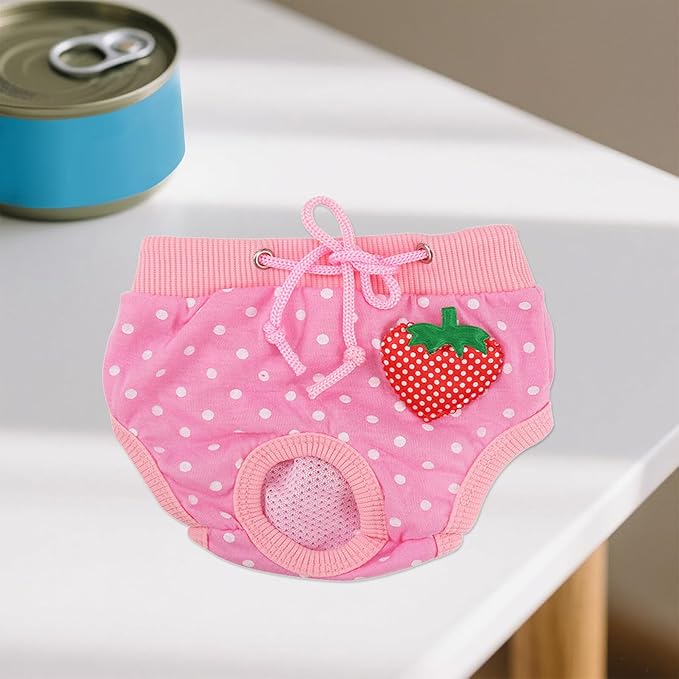 Pet Safety Pants for Dogs Cats Comfortable Cotton Sanitary Menstruation Diapers for Washable Dog Diapers and Pet Physiological Pants