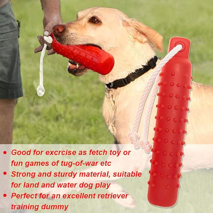 Dog Float Toy - Retriever Training Dummy, Interactive Pool Toy for Small to Large Dogs