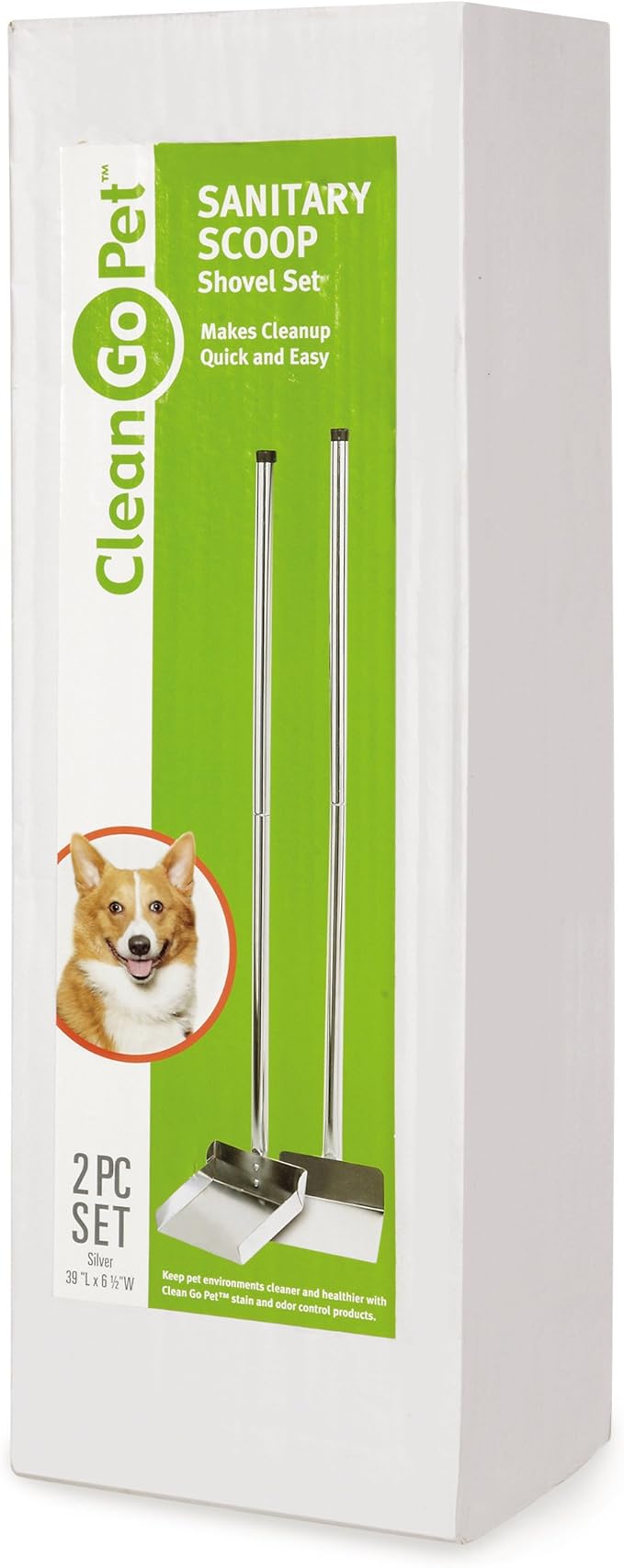 Clean Go Sanitary Dog Poop Scooper, 36” Length
