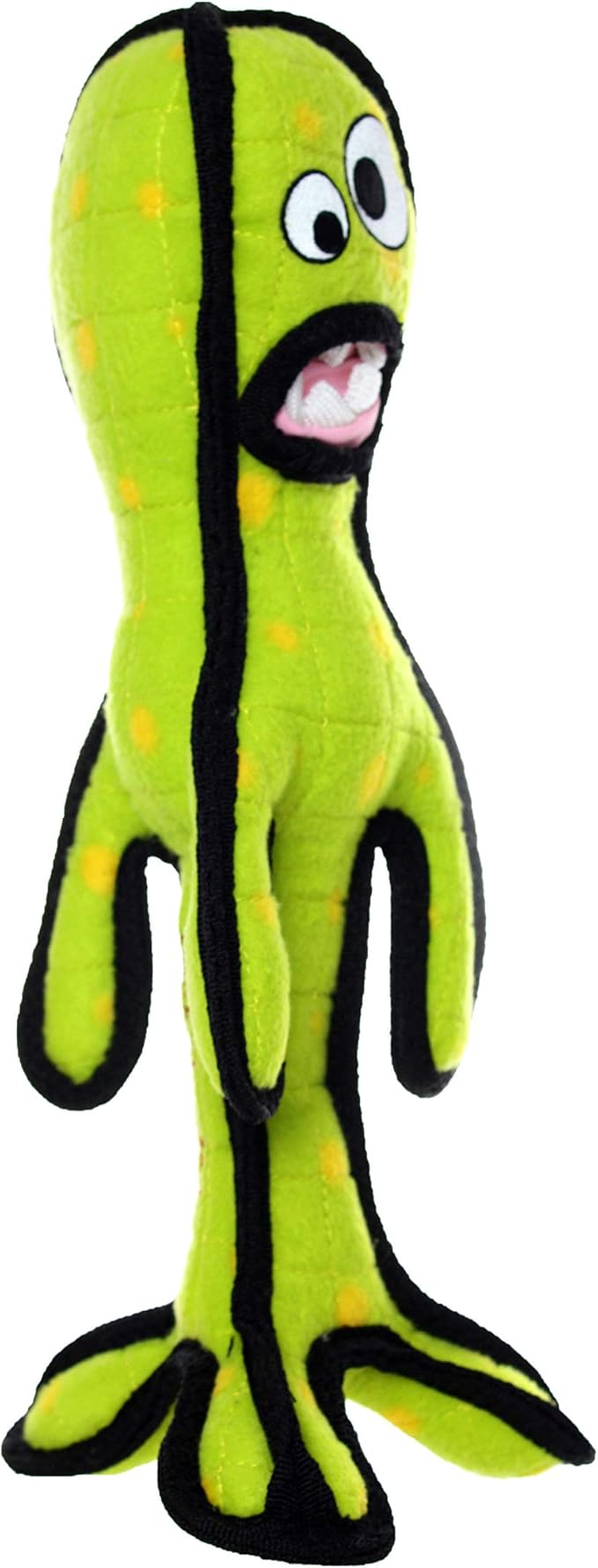 TUFFY® - World's Tuffest Soft Dog Toy - Alien - Multiple Layers. Made Durable, Strong & Tough. Interactive Play (Tug, Toss & Fetch). Machine Washable & Floats. (G6, Large 2 Pack)