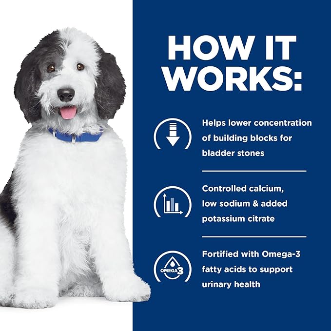 Hill's Prescription Diet c/d Multicare Urinary Care Dry Dog Food, Chicken, 27.5 lb. Bag