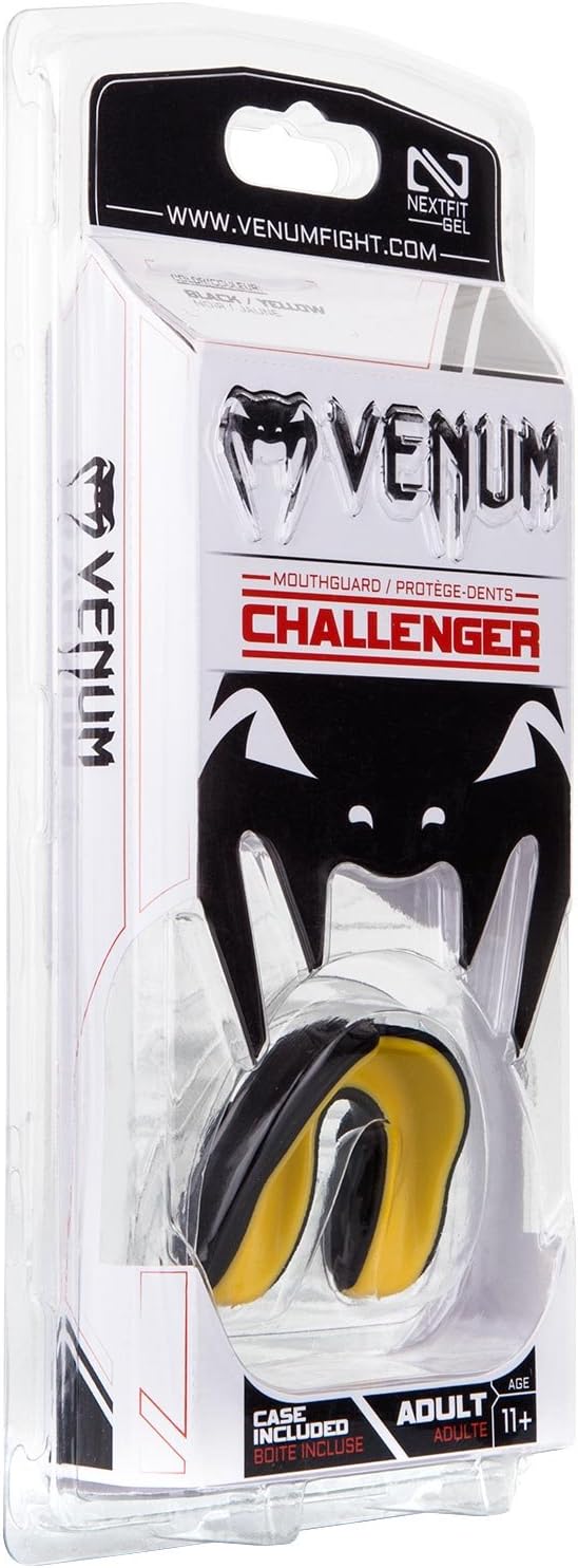 Venum Challenger Mouthguard - Black/Yellow