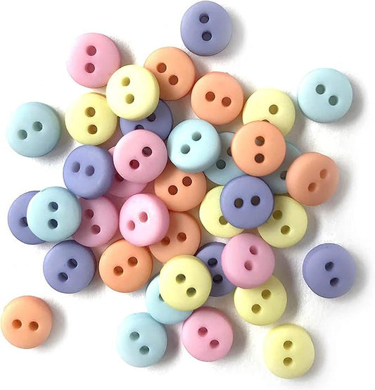 Buttons Galore and More Tiny & Micro Collection – Extensive Selection of Tiny & Micro Novelty Buttons for DIY Crafts, Scrapbooking, Sewing, Cardmaking, and other Art & Creative Projects – 35 Pcs
