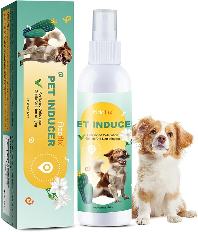Dog Potty Training Spray,Pee Here Spray for Dogs Indoor & Outdoor,Dog Go Here Attractant Spray to Pee in One Spot,Prevent Your Pet from Soiling The Carpet,120ML (B)