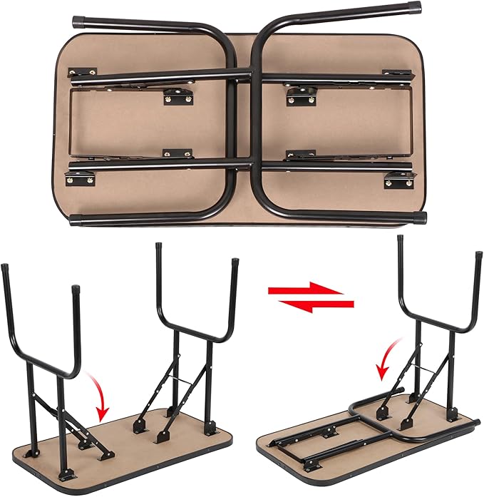 Yaheetech 32-inch Portable Pet Dog Grooming Table w/arm/Noose Black