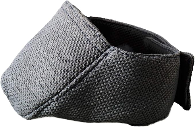 Cat Muzzle with Breathable Mesh, Cat Mouth Guard Muzzle for Prevent Biting Chewing Grooming (S-Black)