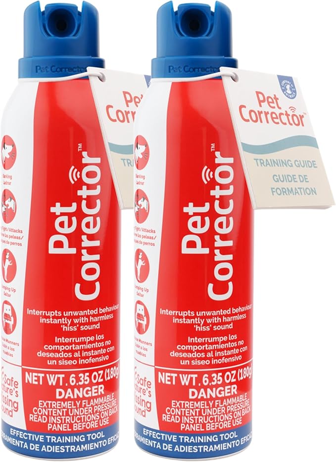 PET CORRECTOR Dog Trainer, 200ml. 8 Pack- Stops Barking, Jumping Up, Place Avoidance, Food Stealing, Dog Fights & Attacks. Help stop unwanted dog behaviour. Easy to use, safe, humane and effective.