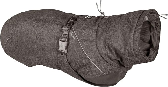 Hurtta Expedition Parka, Winter Dog Coat, BlackBerry, 18 in