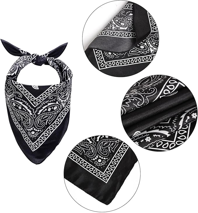 choyaxo Dog Halloween Costumes Pet Cowboy Costume for Dogs Cat Cowboy Hat with Bandana Scarf Set Party Accessories (Black)