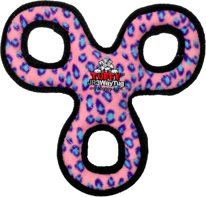 Tuffy Jr 3WayTug Pink Leopard