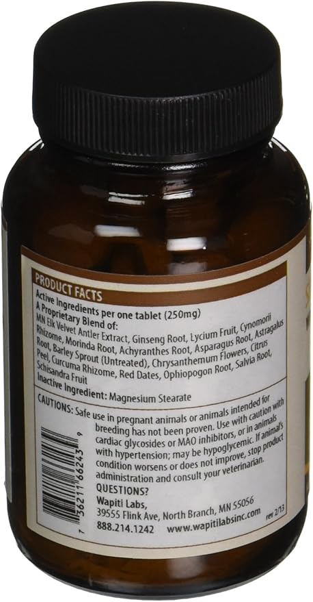 120 Count Senior Dog Mobility with Elk Velvet Antler Tablets