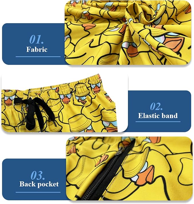 Mens Swim Trunks with Compression Liner Quick Dry Zipper Pocket Bathing
