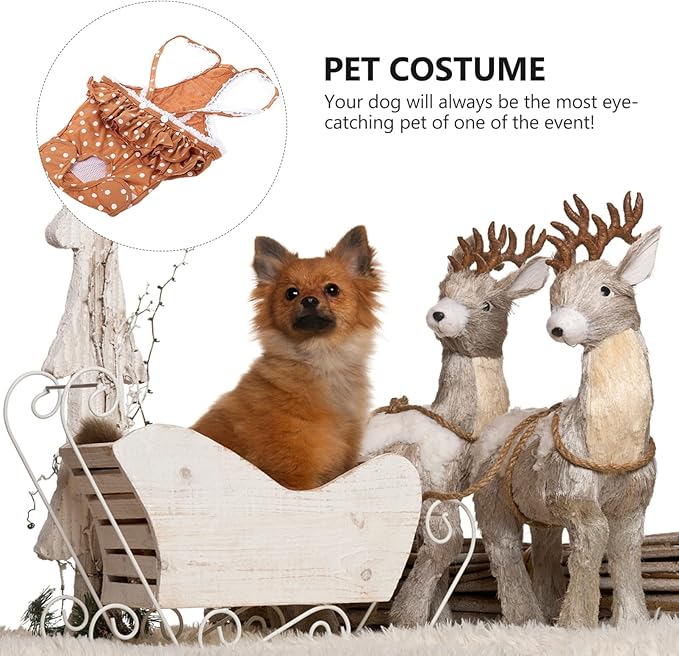 balacoo 1pc Pet Pantie for Female Dogs Comfortable Dog Diaper Panty Cute Design for Menstruation Keeps Pets Tidy for Heat Pregnancy Prevention