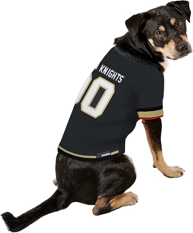 NHL Las Vegas Golden Knights Jersey for Dogs & Cats, Medium. - Let Your Pet Be A Real NHL Fan!