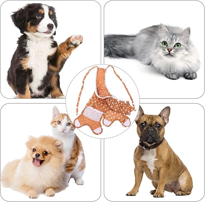 balacoo 1pc Pet Pantie for Female Dogs Comfortable Dog Diaper Panty Cute Design for Menstruation Keeps Pets Tidy for Heat Pregnancy Prevention