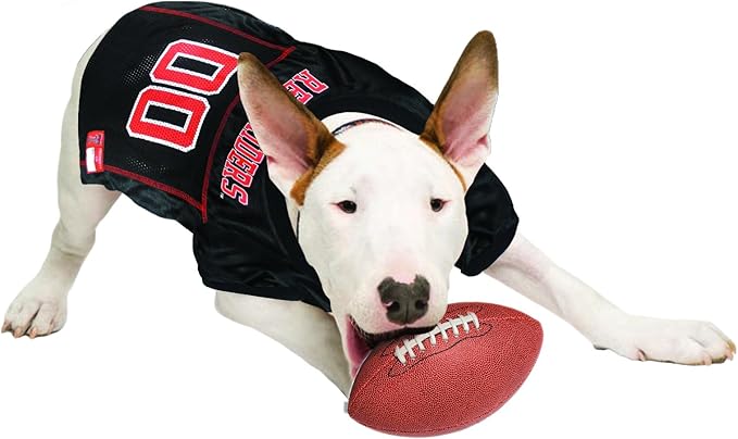 Pets First NCAA College Texas Tech Red Raiders Mesh Jersey for DOGS & CATS, X-Small.Licensed Dog Jersey with your Favorite Football/Basketball College Team