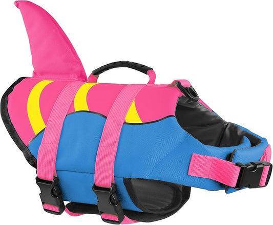 Fragralley Shark Fin Dog Life Jacket,