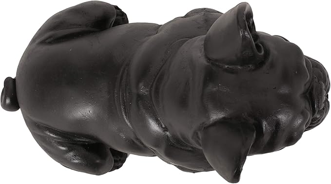 Christopher Knight Home Tamara Outdoor French Bulldog Garden Statue, Matte Black