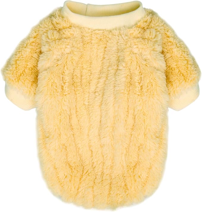 FabriCastle Dog Sweater, 3-Pack Dog Clothes & Coat, Pet Jacket for Small or Medium Dogs Boy or Girl, Soft and Warm Cat Sweaters Doggy Apparel Costumes Christmas (Lavender,Pink,Butter Yellow, X-Small)