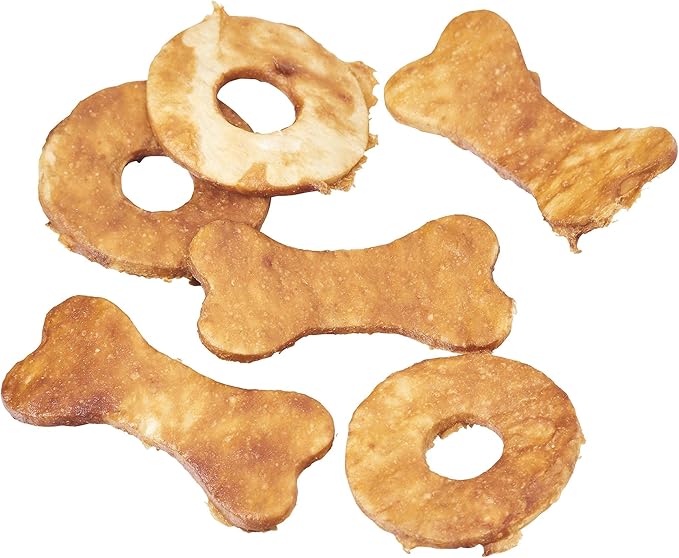 Fieldcrest Farms 3 Pack of Nothin' to Hide Beef Rings and Bones, 12 Count Each, Rawhide Alternative Dog Chews