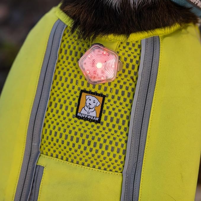 Ruffwear, Beacon Safety Light for Dogs, Clear Lake