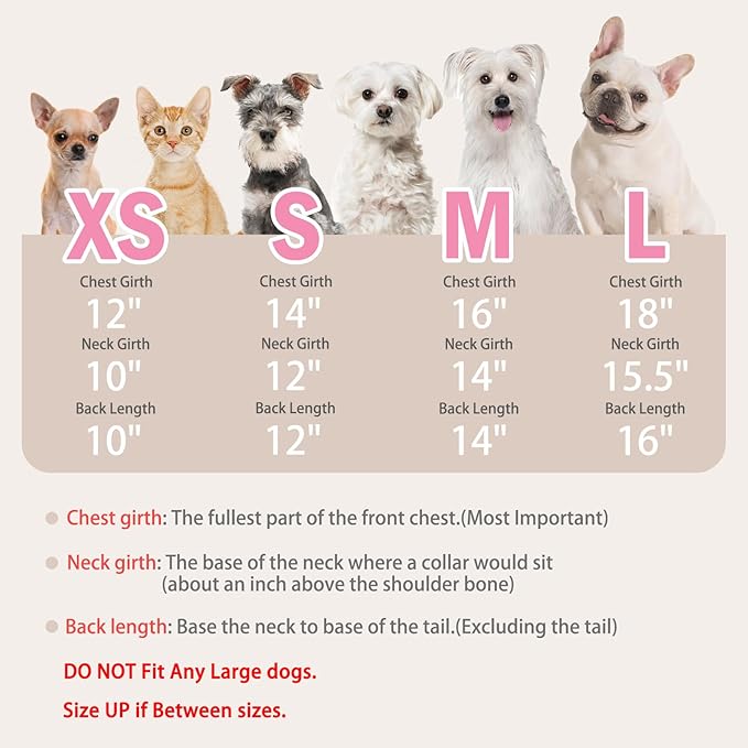 PUPTECK Print Dog Dress Pet Apparel for Birthday with Cute Bowtie Puppy Clothes Outfit, M
