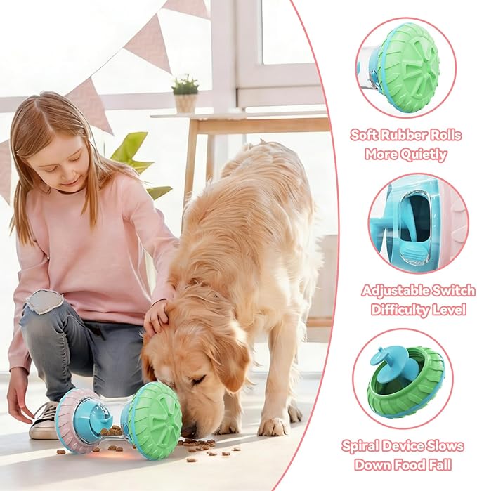 Interactive Dog Puzzle Toys for Small Medium Large Breed - Durable Smart Puppy Enrichment Dogs Toy to Keep Them Busy, Mental Brain Stimulation Treat Dispensing Training & Slow Feeder by MateeyLife