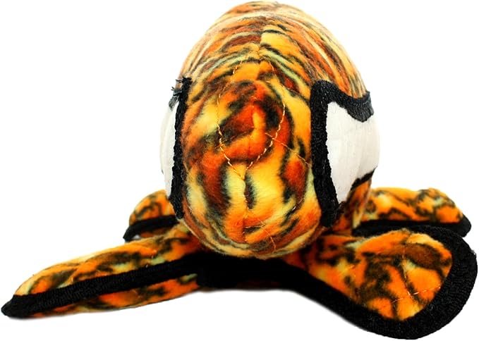 TUFFY - World's Tuffest Soft Dog Toy - Alien Fire - Multiple Layers. Made Durable, Strong & Tough. Interactive Play (Tug, Toss & Fetch). Machine Washable & Floats