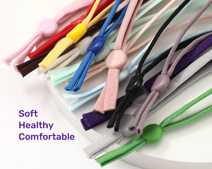 Stretchy Puppy Collars for Litter, 150Pcs Assorted Adjustable Identification Loops for Newborn Puppies and Kittens, Bulk Multi Colored Straps for Whelping, 6 Inches - 15 Colors