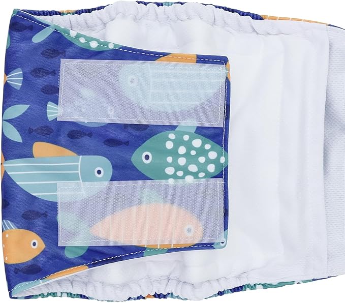 CuteBone Dog Diapers Male Belly Bands 3 Pack for Male Dogs Reusable Puppy Wraps