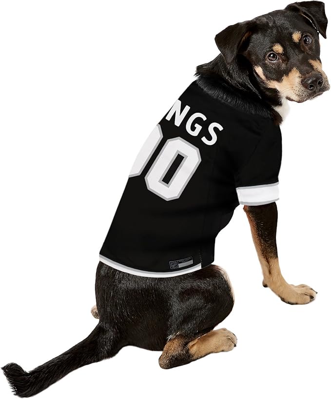 Pets First NHL Los Angeles Kings Jersey for Dogs & Cats, X-Large. - Let Your Pet Be A Real NHL Fan!